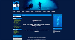 Desktop Screenshot of deepblue.cz